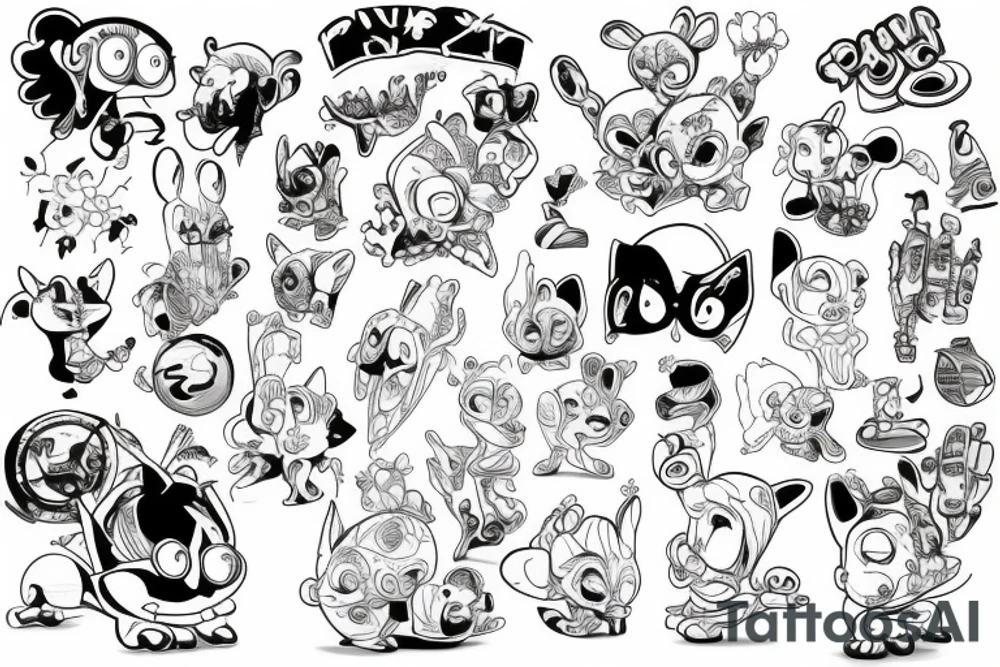 Pinky and the Brain tattoo idea