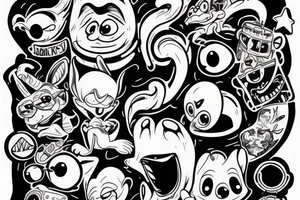 Pinky and the Brain cartoon tattoo idea