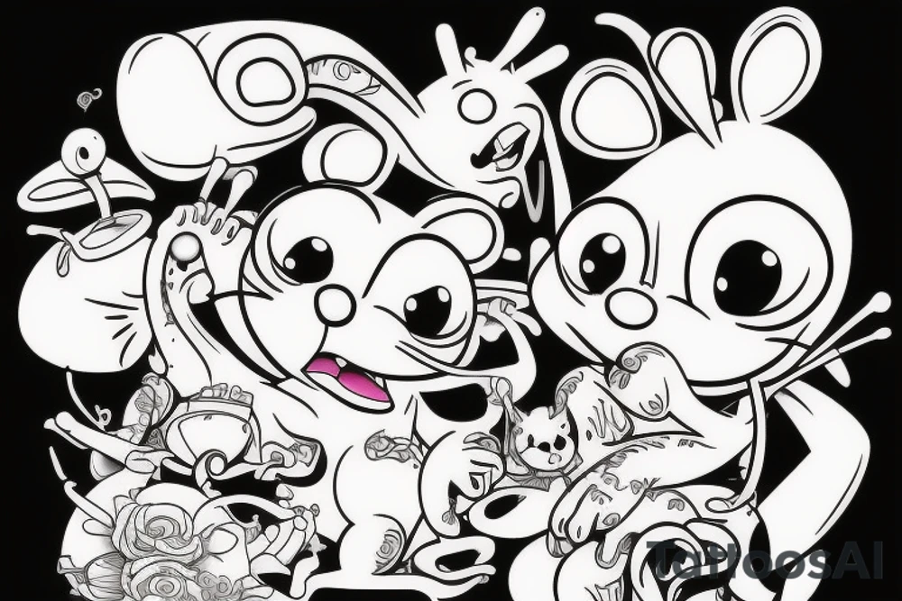 Pinky and the Brain mouse tattoo idea