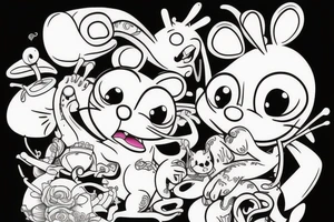 Pinky and the Brain mouse tattoo idea
