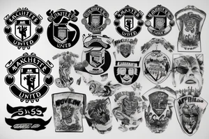manchester united tattoo idea