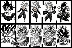 Dragon ball z tattoo idea
