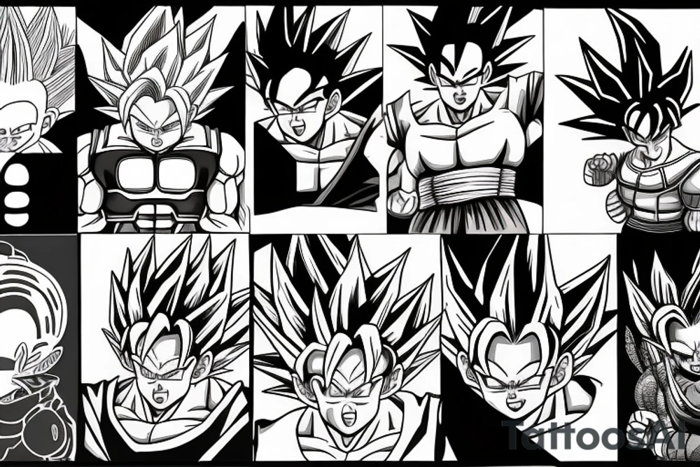 Dragon ball z tattoo idea