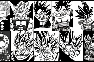 Dragon ball z tattoo idea
