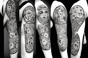 poker, eye,
flower tattoo idea
