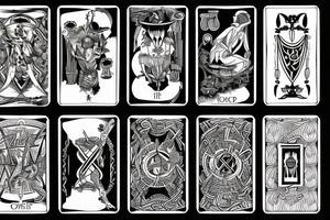 5 of cups tarot tattoo idea