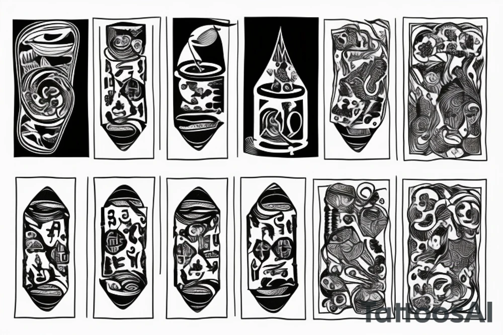 deck 5 of cups tattoo idea