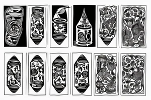 deck 5 of cups tattoo idea