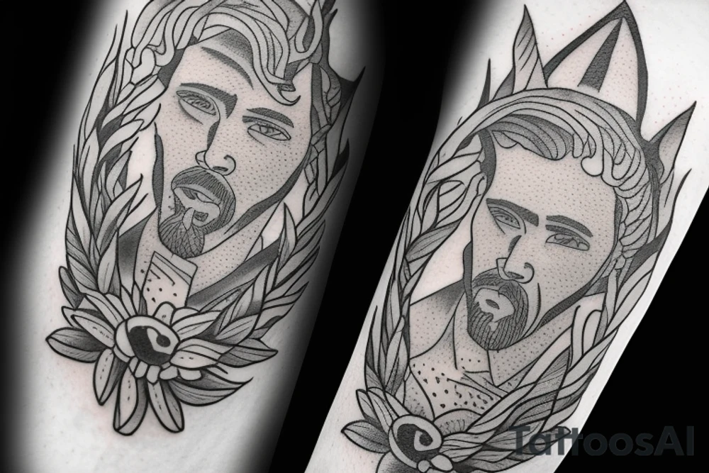 Staying to the path tattoo idea