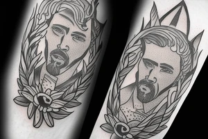 Staying to the path tattoo idea