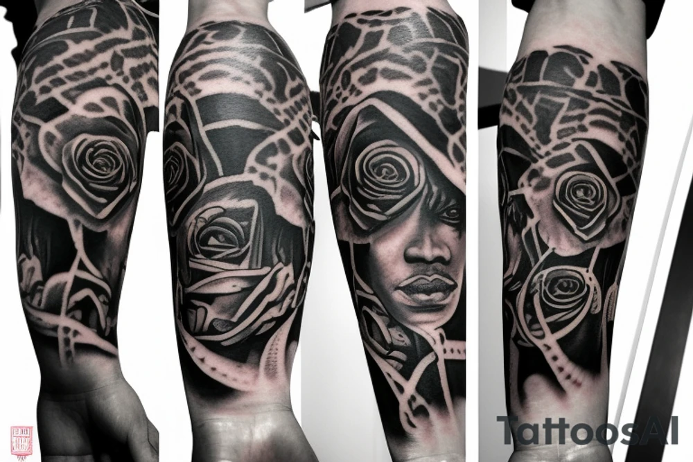 Death Eater Tattoo, Jimi Hendrix Flying V, Snakes, Roses tattoo idea