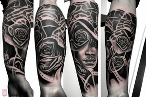 Death Eater Tattoo, Jimi Hendrix Flying V, Snakes, Roses tattoo idea