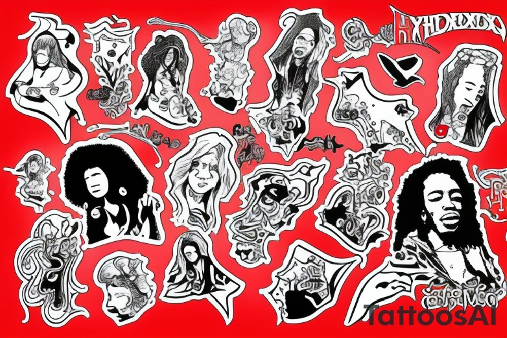 Red House by Jimi Hendrix tattoo idea