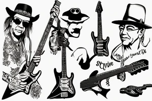 Stevie Ray Vaughn Guitar tattoo idea