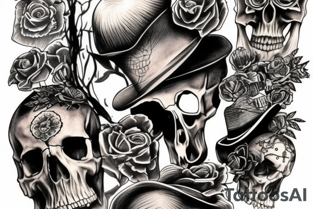 Stevie Ray Vaughn Skull tattoo idea