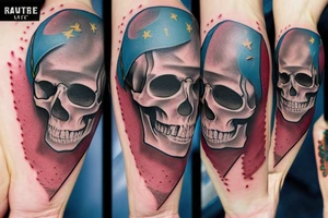Stevie Ray Vaughn, Skull, Guitar tattoo idea