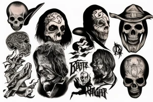 Stevie Ray Vaughn, Death Eater tattoo idea