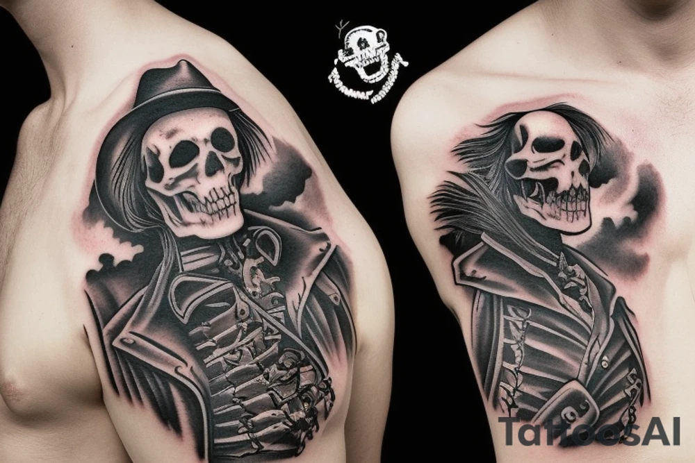 3 dead cowboy ghost riders in the sky tattoo idea