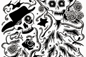 3 dead cowboy ghost in the sky tattoo idea