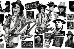 Stevie Ray Vaughan's Stratocaster tattoo idea