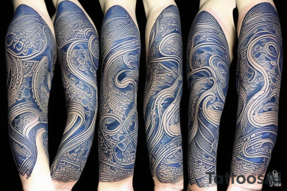 Playing the blues tattoo idea