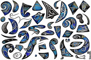 Playing the blues tattoo idea