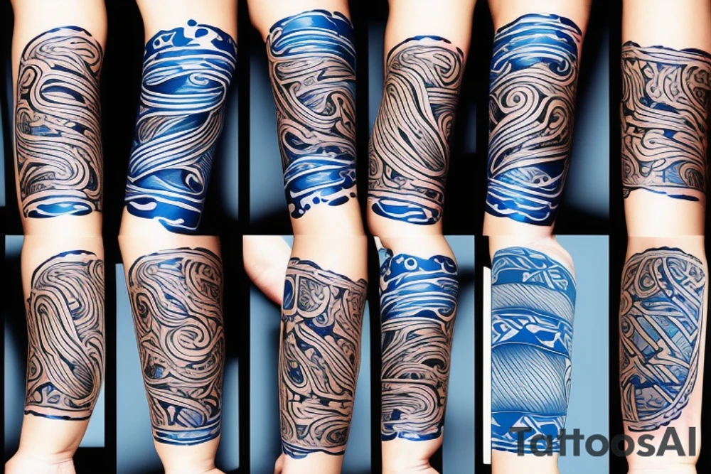 Playing the blues tattoo idea