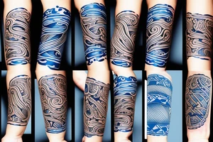 Playing the blues tattoo idea