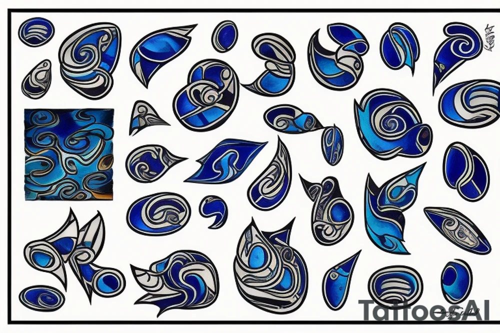 Playing the blues tattoo idea