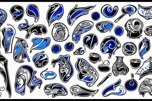 Playing the blues tattoo idea