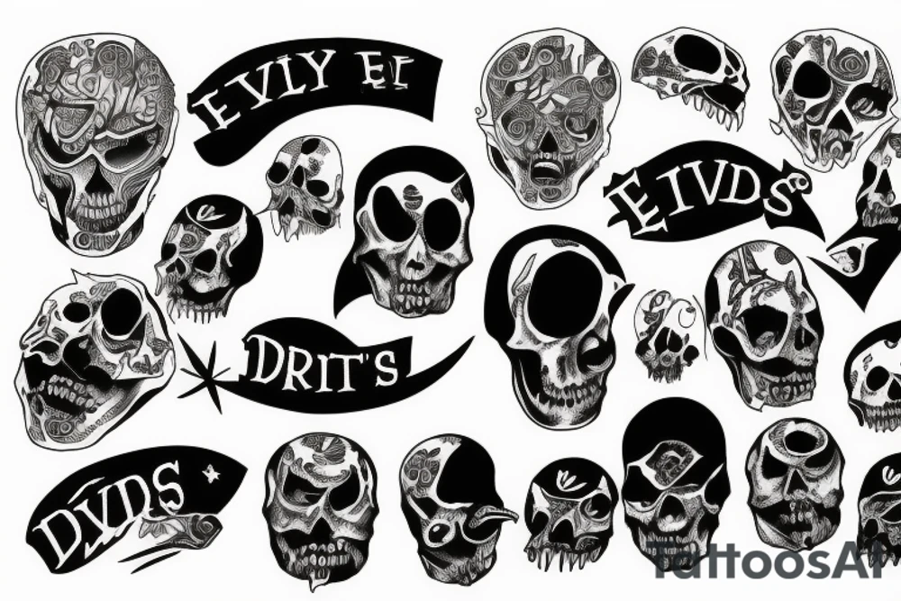 Everybody dies in there nightmares tattoo idea