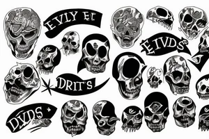 Everybody dies in there nightmares tattoo idea