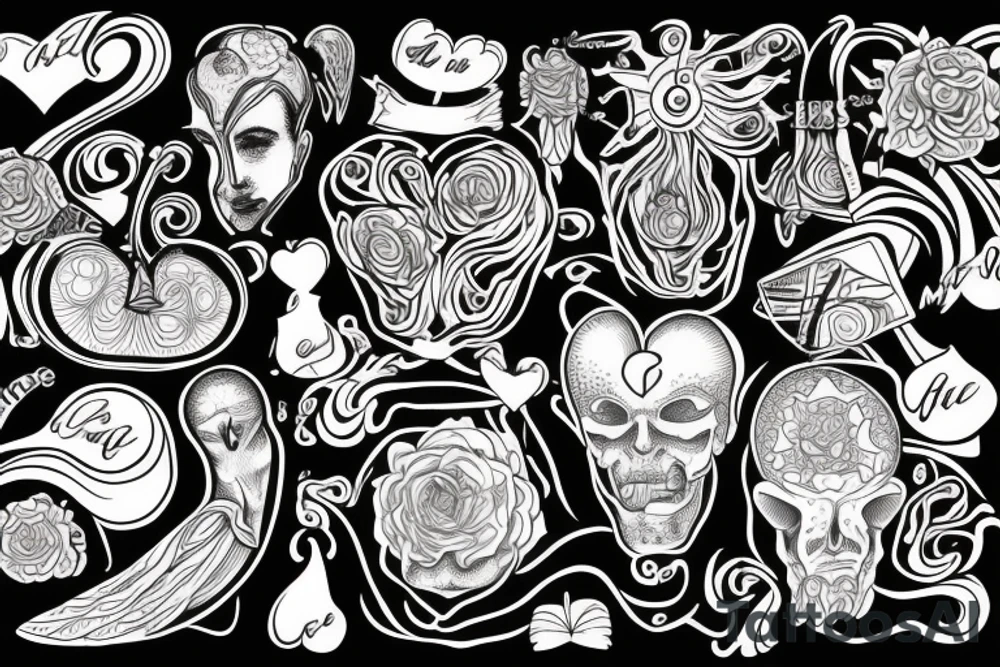 The Mind, The Heart, and The Soul tattoo idea