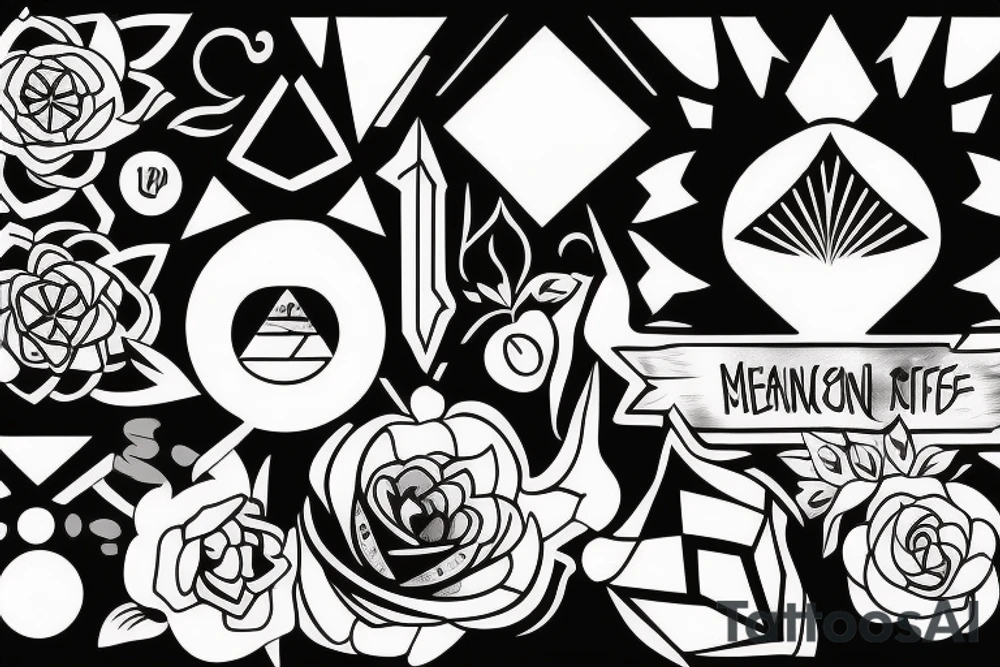 The meaning of life tattoo idea