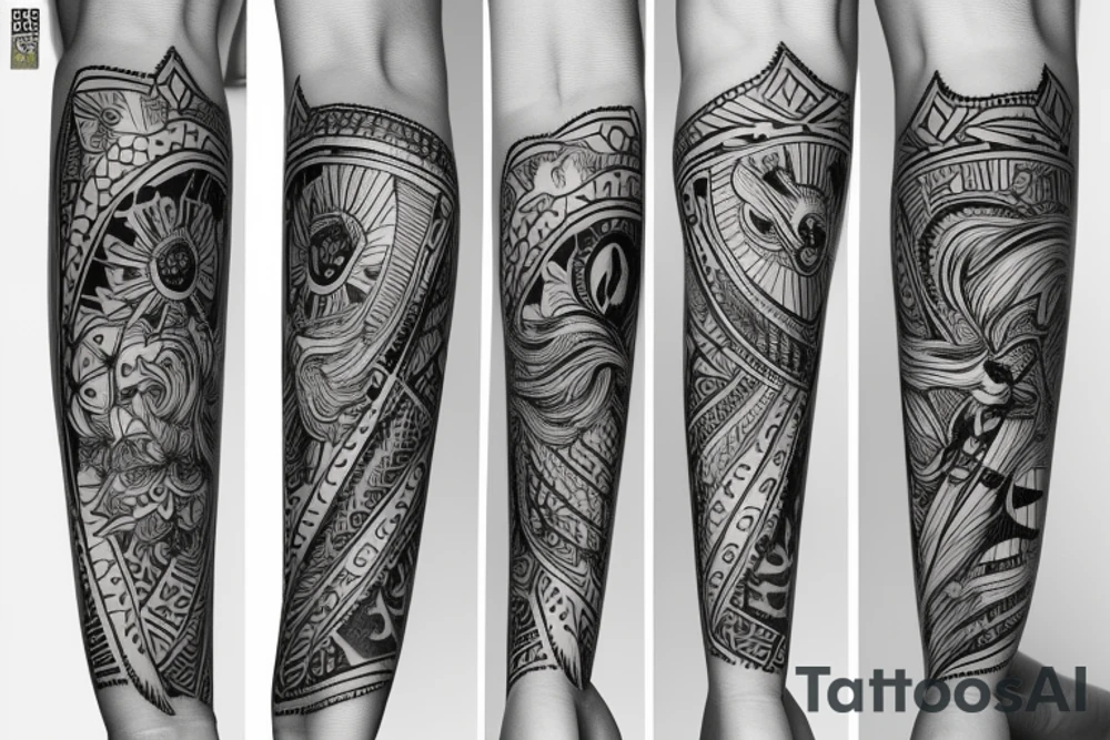 Kobieta anioł stróż ze skrzydłami w bieliźnie tattoo idea