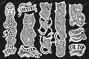 Cheeta , with old soldier tattoo idea