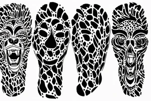 Cheeta , with old soldier tattoo idea