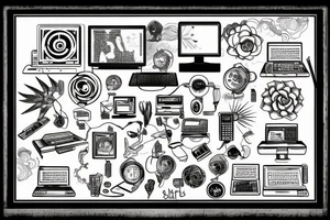 computer tattoo idea
