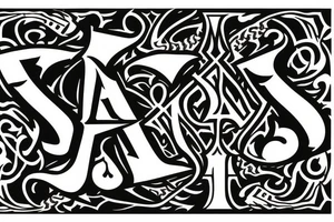 Letter D # and ace of spades tattoo idea