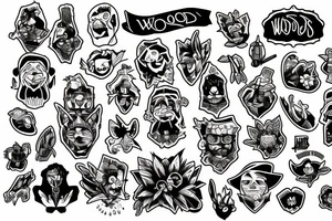 Woods tattoo idea
