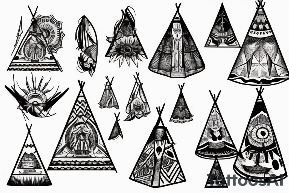 Teepee tattoo idea