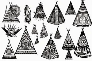 Teepee tattoo idea