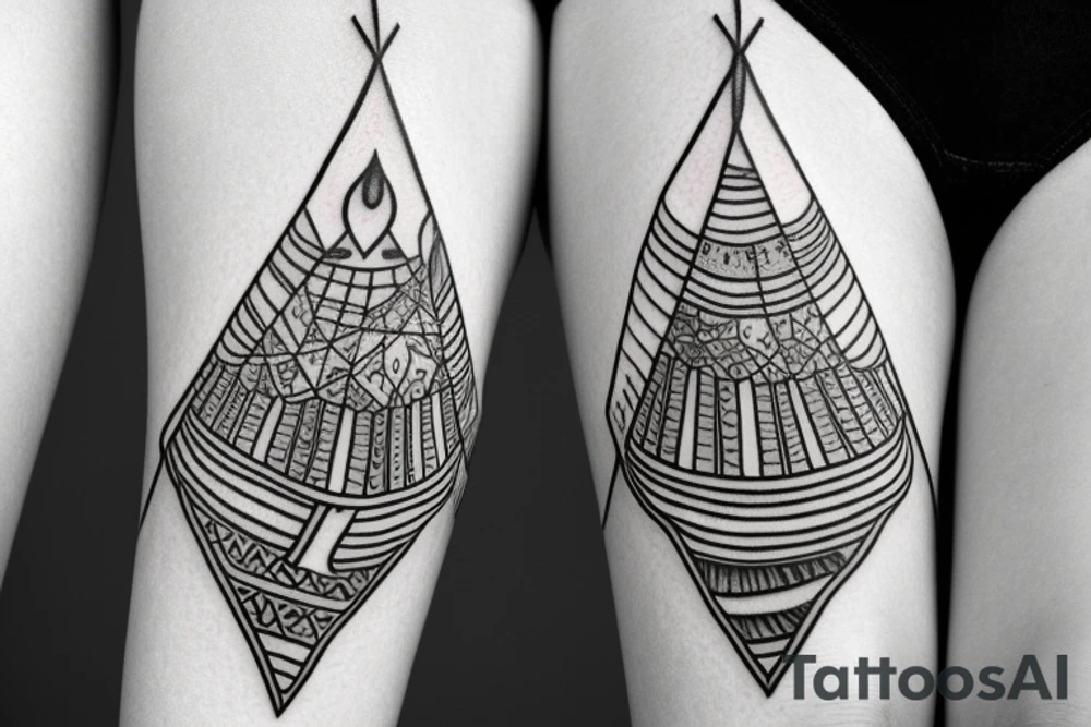Teepee tattoo idea
