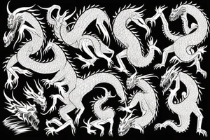 metal ram dragon yang tattoo idea