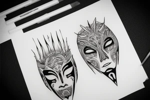 Omni mask tattoo tattoo idea