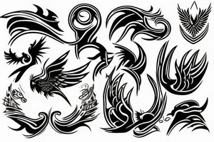 Royal hawk tattoo idea