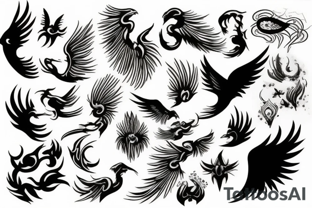 Phoenix tattoo idea