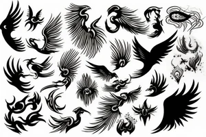 Phoenix tattoo idea