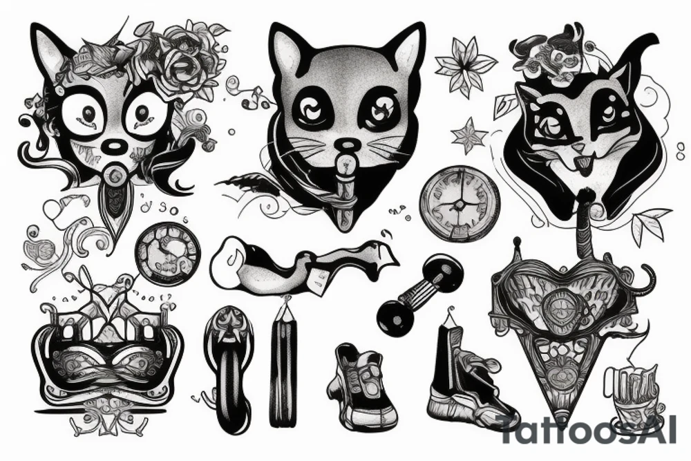 Playground childhood tattoo idea