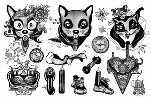 Playground childhood tattoo idea